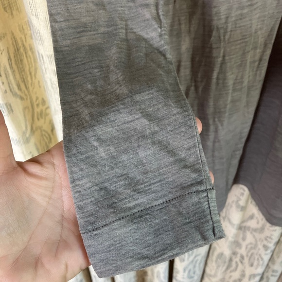 Giada Forte mini dress wool tunic NWOT 2/M taupe gray paneled breezy light - Picture 5 of 11